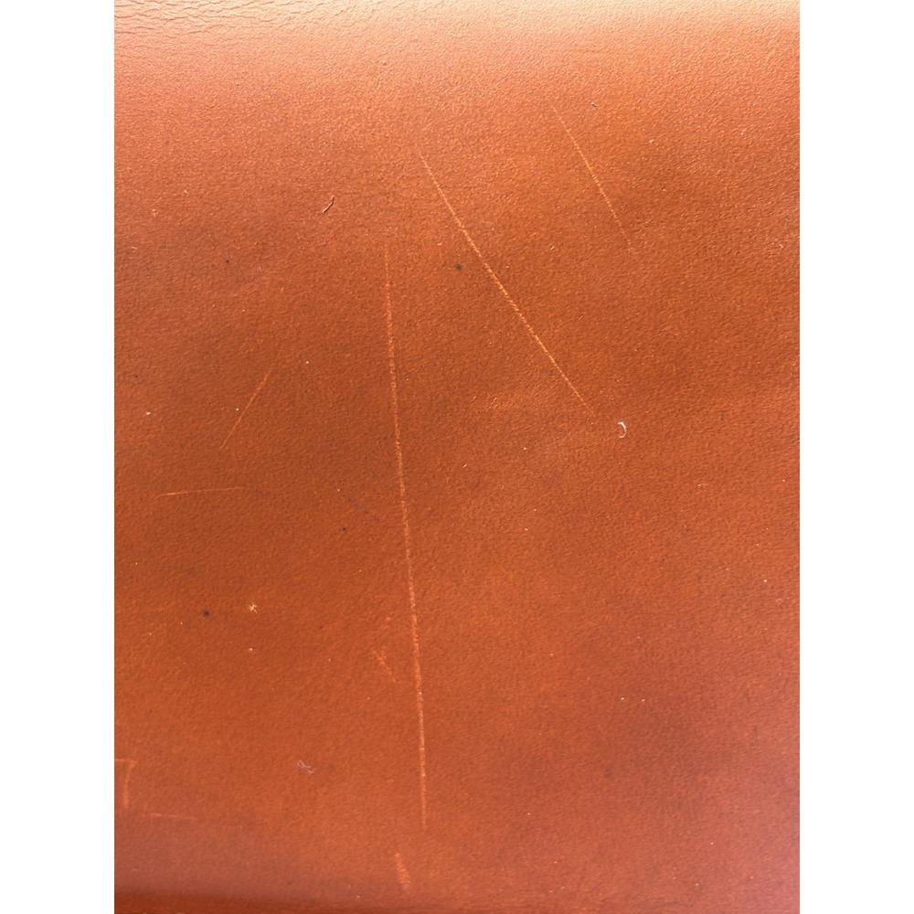 WILL Full Grain Leather Simple Backpack Purse Tan Unlined Magnetic Closure EUC - Picture 13 of 16